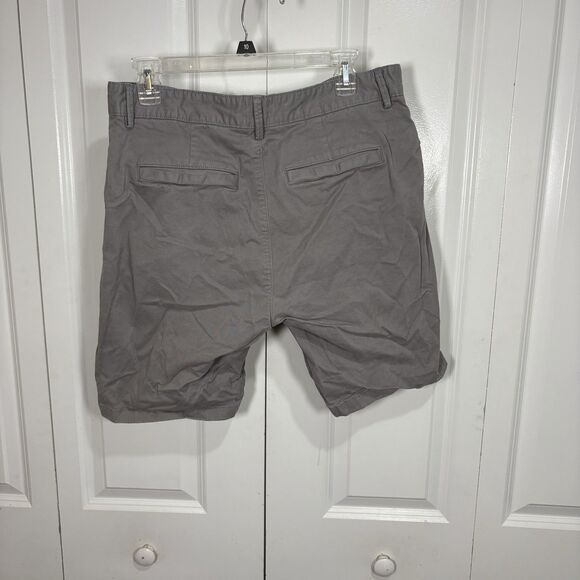 Flint and Tinder Mens 33 Shorts Gray Chino Classic Casual Summer Workwear - Picture 2 of 7